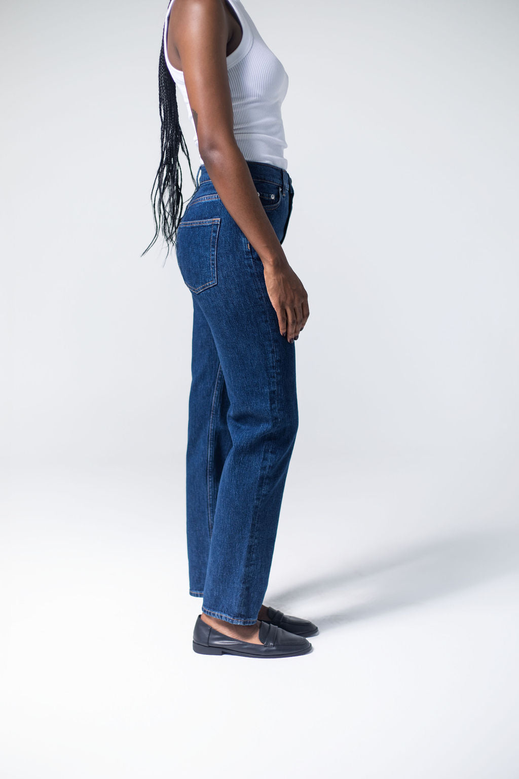 High Rise Slim Leg Mom Jeans, Tukiya's Closet