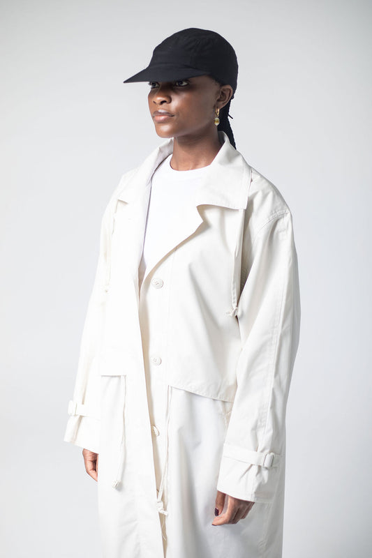 Lightweight Water-Resistant Trench in Oatmeal, Tukiya's Closet